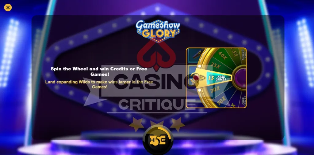 Gameshow Glory Slot Review