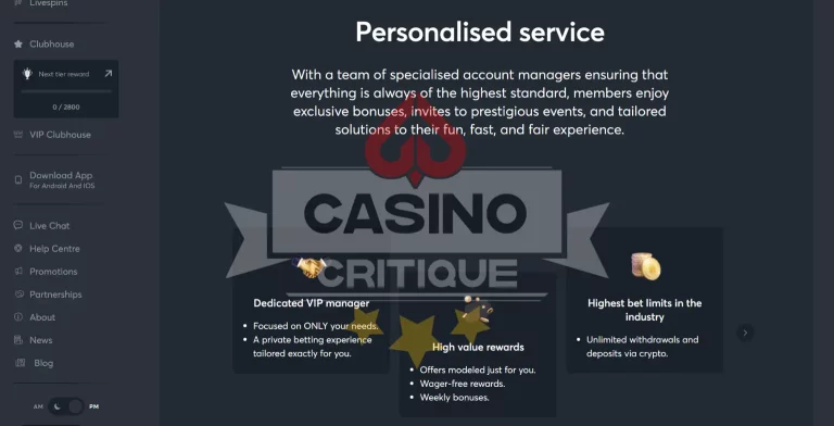 Sportsbet.io VIP clubhouse