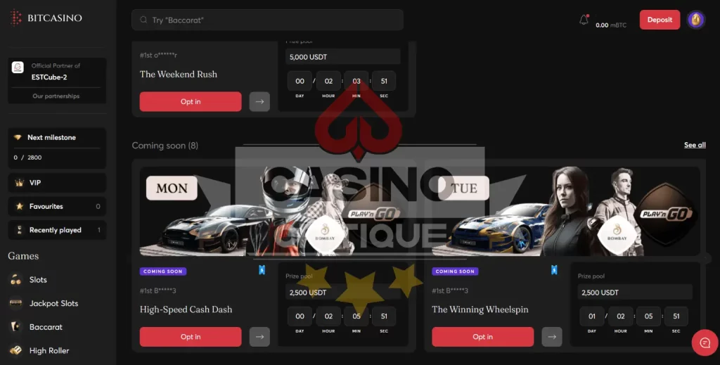 Bitcasino Tournament