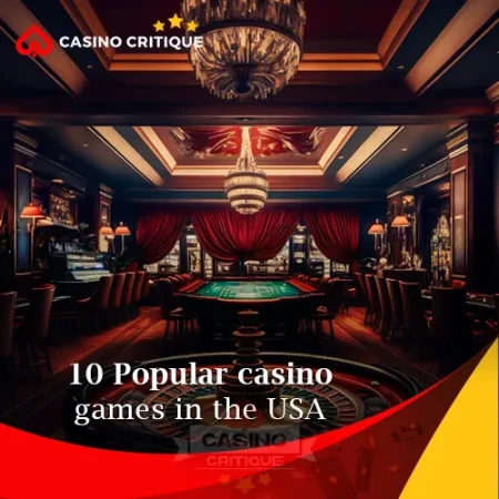 10 Popular casino games in the USA