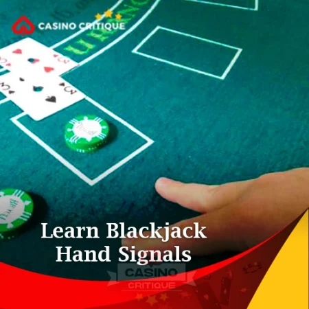 Understanding Blackjack Hand Signals