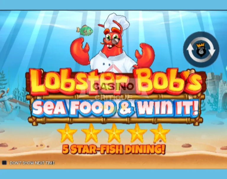 playgram.io lobster bobs casino game