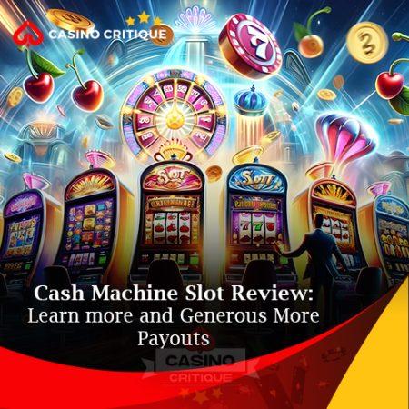 Cash Machine Slot Review: Learn more and Generous More Payouts