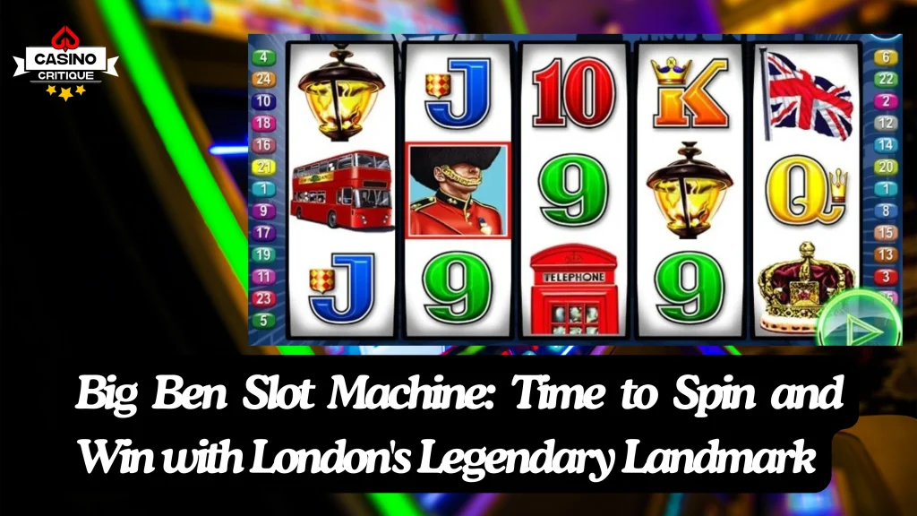 Big Ben Slot Machine Time to Spin and Win with London's Legendary Landmark