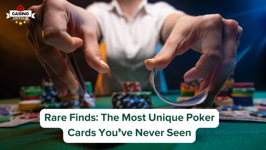 The Most Unique Poker Cards You've Never Seen