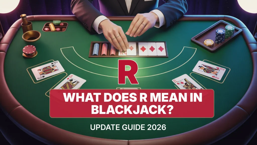 What does R mean in Blackjack 1